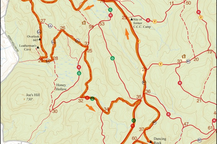 Michigan to Dancing Rock 5.6 mi