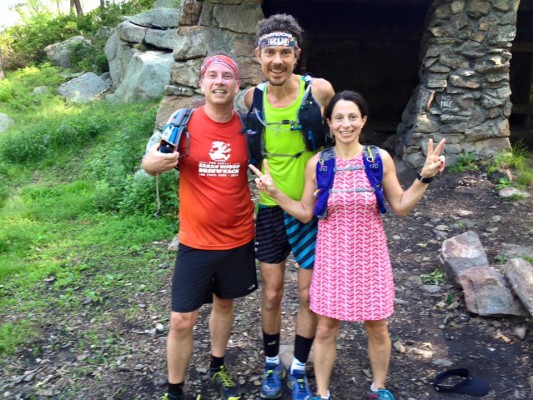 Eric and Karen with Scott Jurek