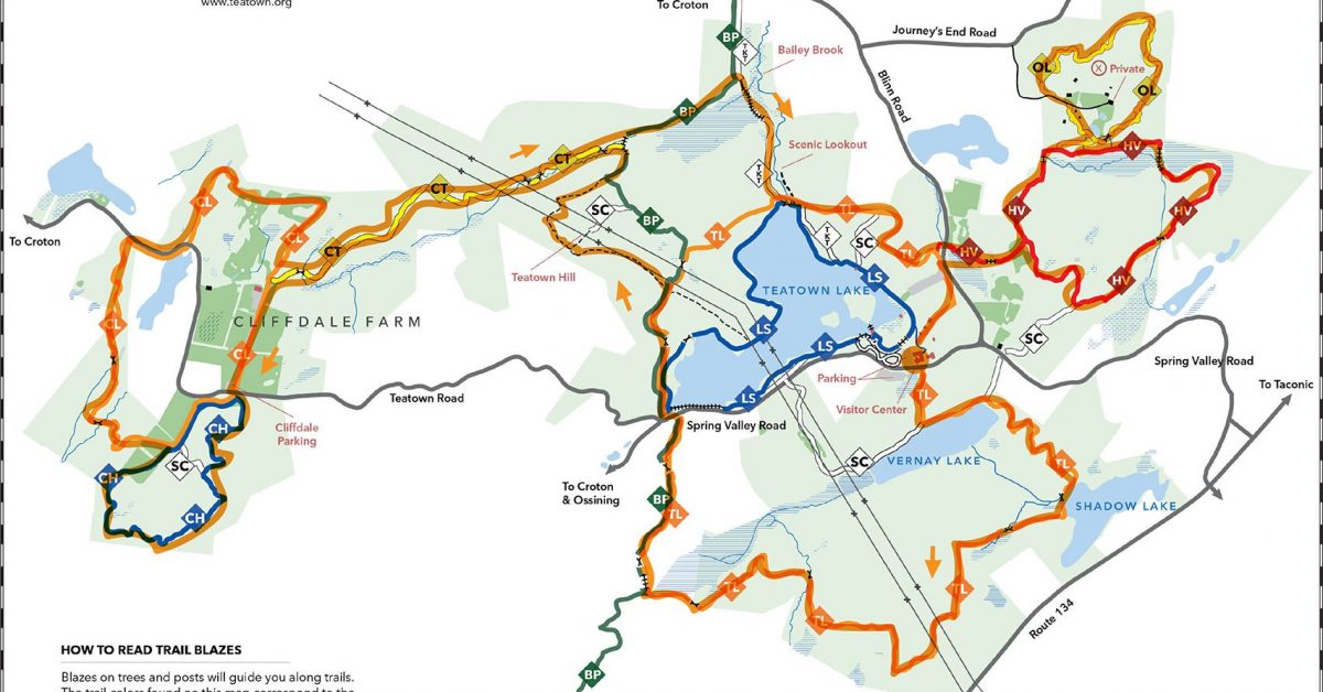 Teatown Trails Running