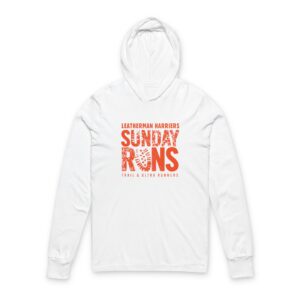 Sunday Runs Hooded Long Sleeve Tee — Leatherman Harriers Branded