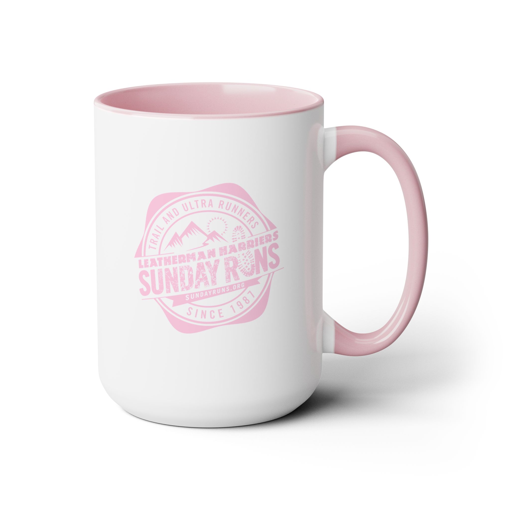 Sunday Runs Vintage Crest Two-Tone Coffee Mug, 15oz - Image 23
