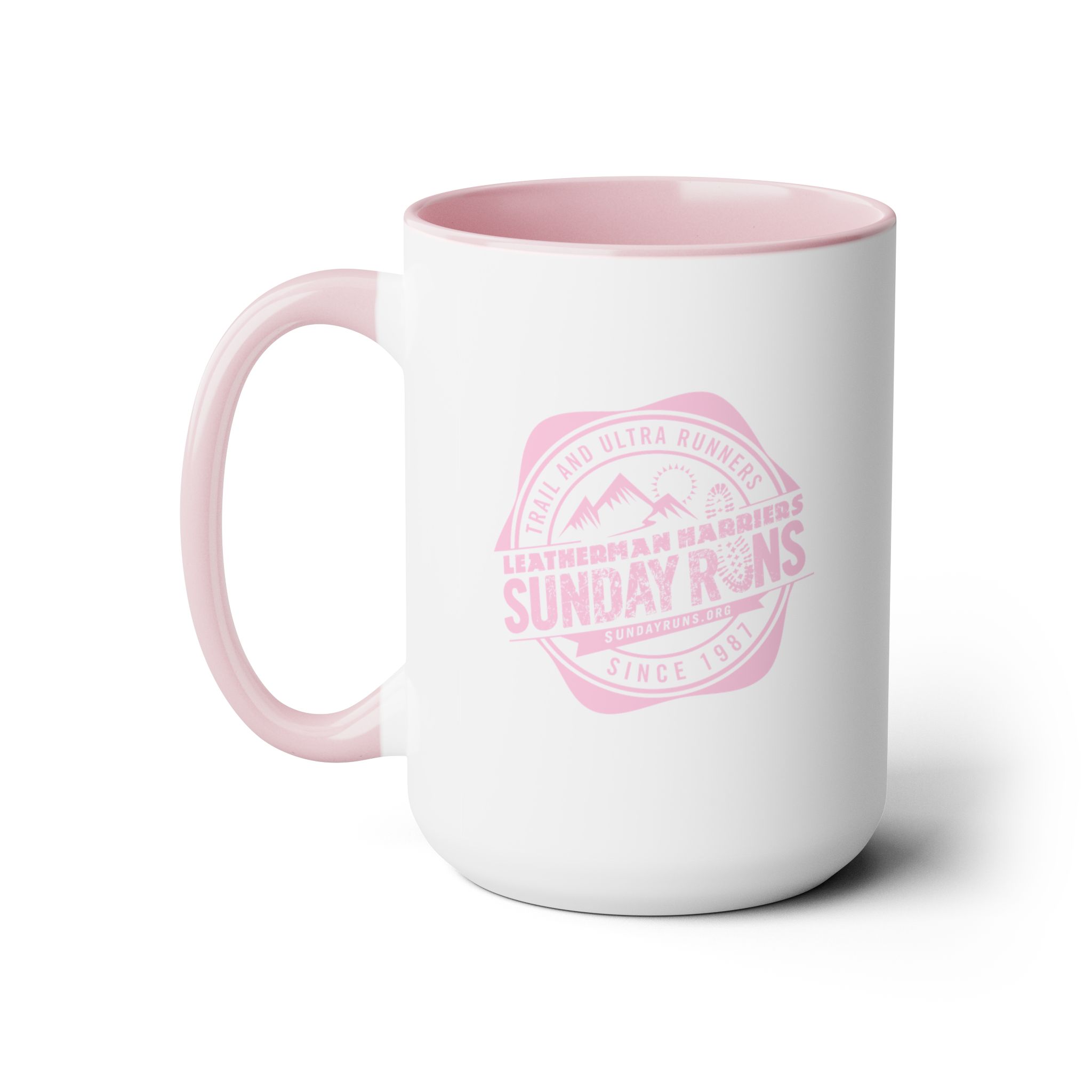 Sunday Runs Vintage Crest Two-Tone Coffee Mug, 15oz - Image 21