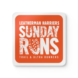 Sunday Runs Branded Cork Drink Coasters