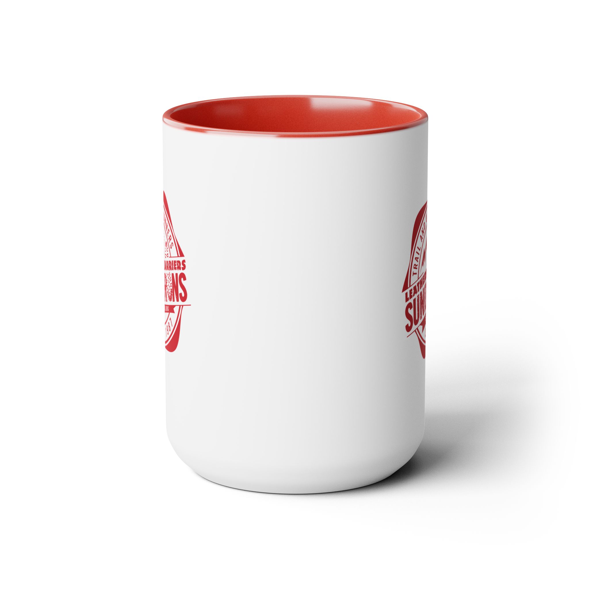 Sunday Runs Vintage Crest Two-Tone Coffee Mug, 15oz - Image 2