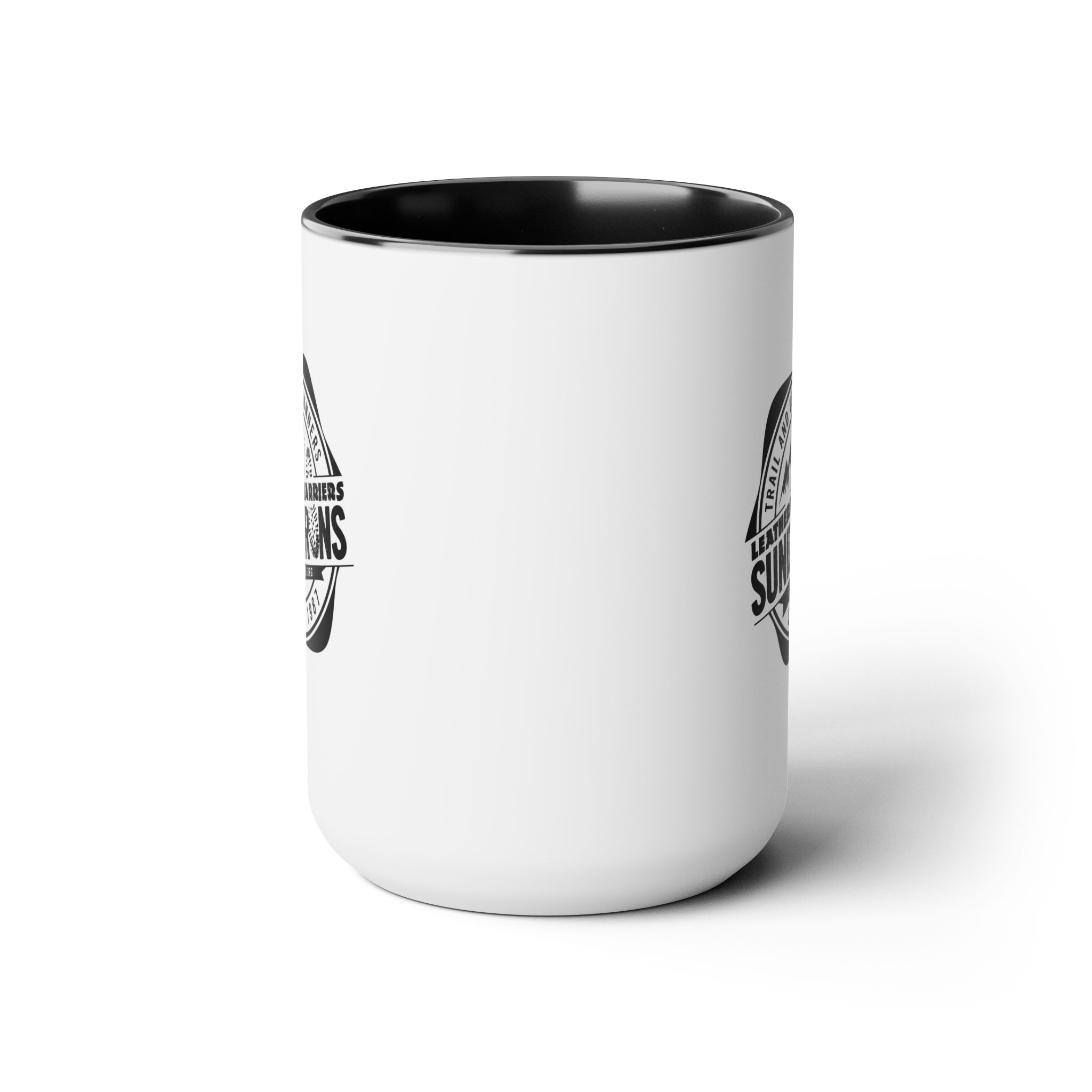 Sunday Runs Vintage Crest Two-Tone Coffee Mug, 15oz - Image 7