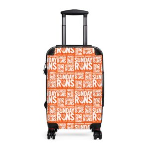 Sunday Runs Pattern Suitcase